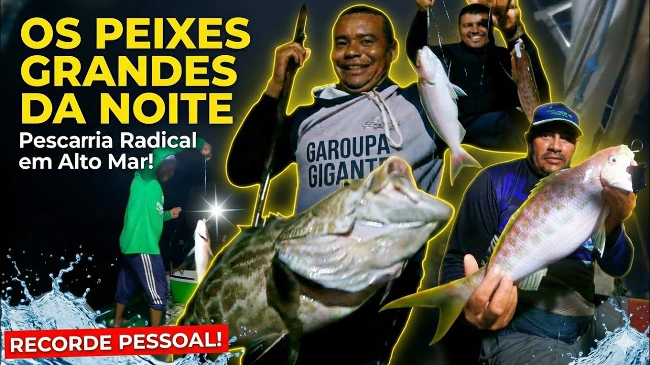 Pescaria em águas profundas muitas ferradas com essa tripulação e assim (parte 1)