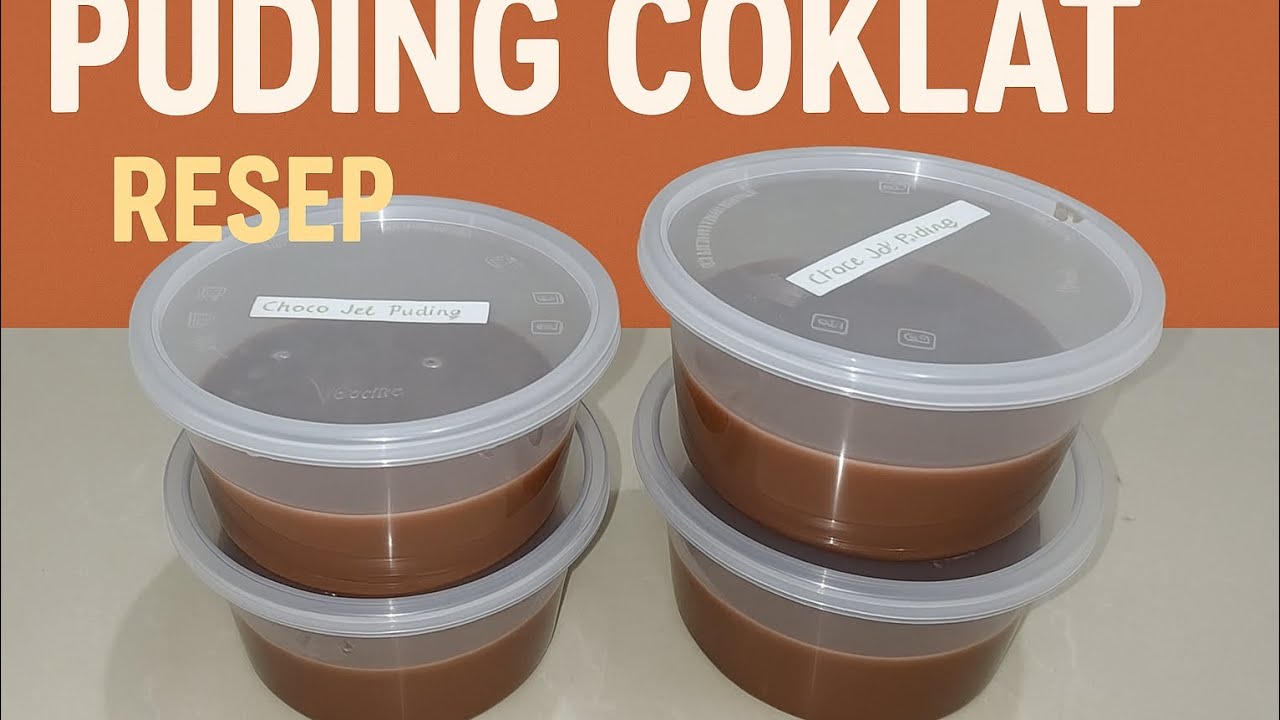 Resep Puding Coklat Super Mudah | Cuma 4 Bahan, Tanpa Ribet!
