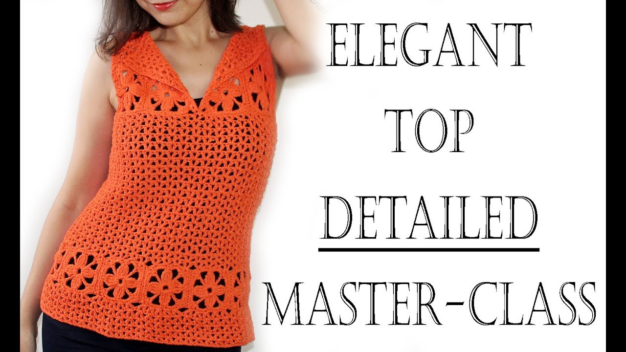 Crochet Summer Top Detailed Tutorial