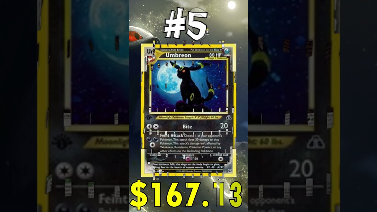 TOP 10 UMBREON CARDS