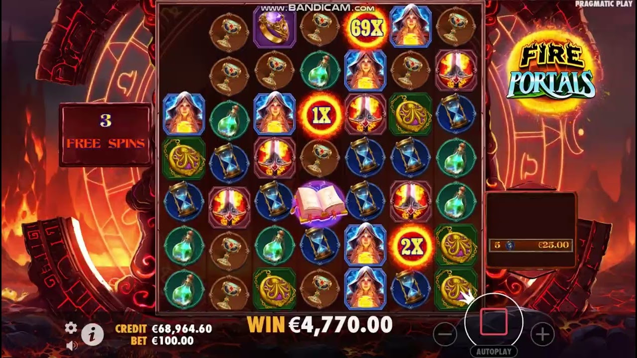 Fire Portal Huge win !!!!