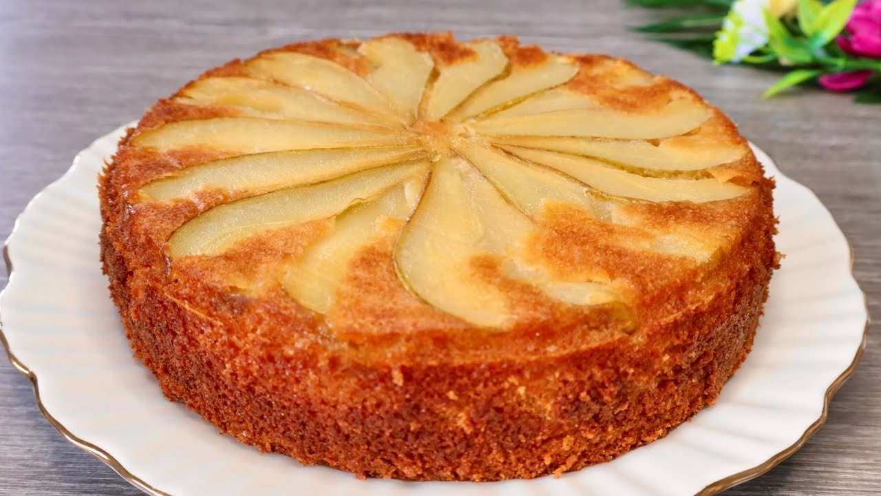 Рецепт вкуснейшего грушевого пирога, который тает во рту! Этот рецепт ищут все!