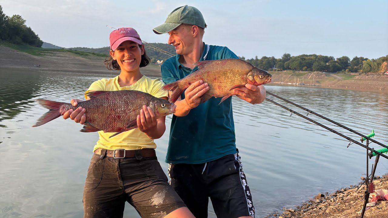 Нарвались на лещей‼️ Рыбалка в Германии ￼ Angeln in Deutschland 🎣 