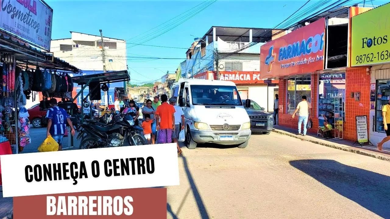 Conhe&ccedil;a o centro do munic&iacute;pio dos Barreiros PE 