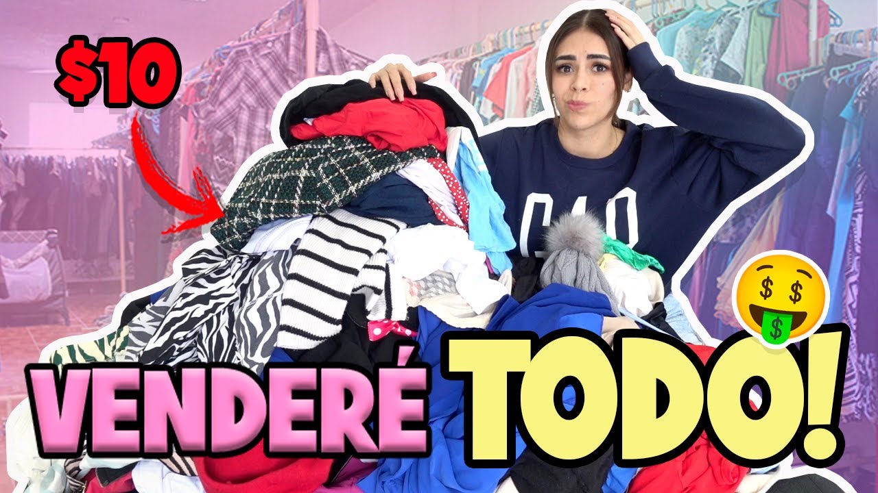 VENDÍ TODO MI CLOSET EN UN BAZAR