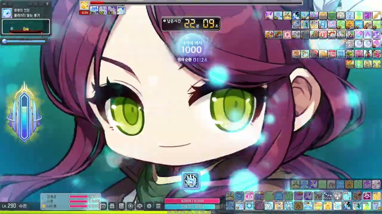 메이플 보마 하드 대적자 3인 (파티배율 140%)