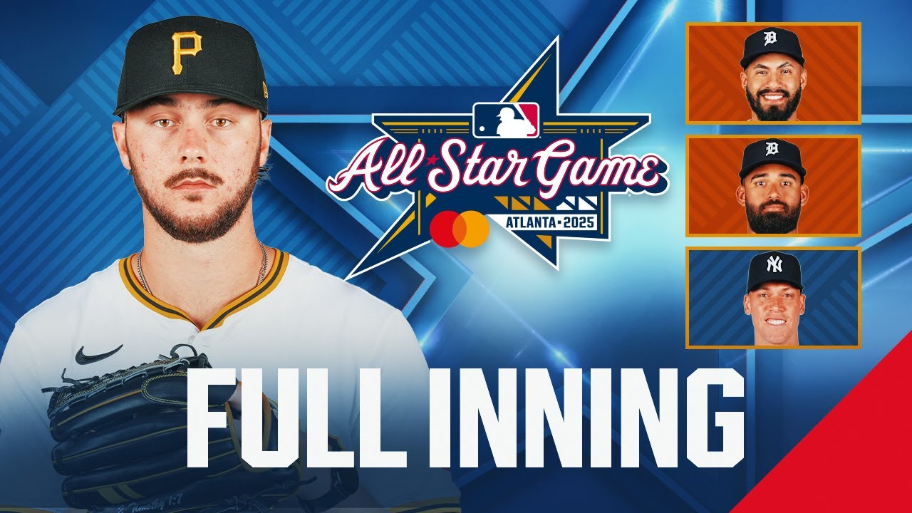 FULL INNING: Paul Skenes throws a scoreless first inning for the 2nd straight All-Star Game! 💪