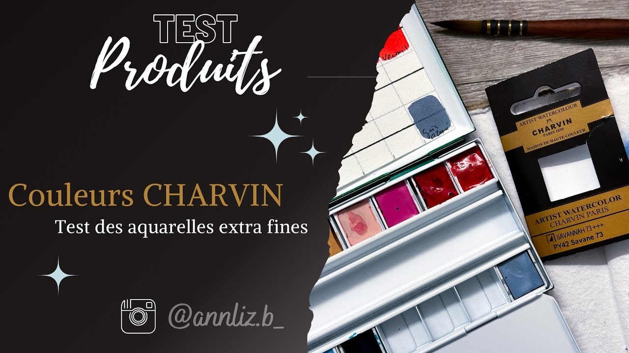 Test aquarelles CHARVIN