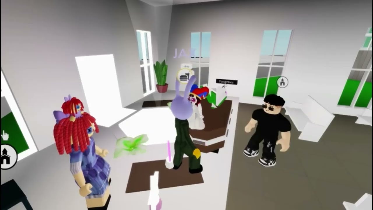 Jax y Pomni se casan y tienen un hijo / roblox brookhaven roleplay