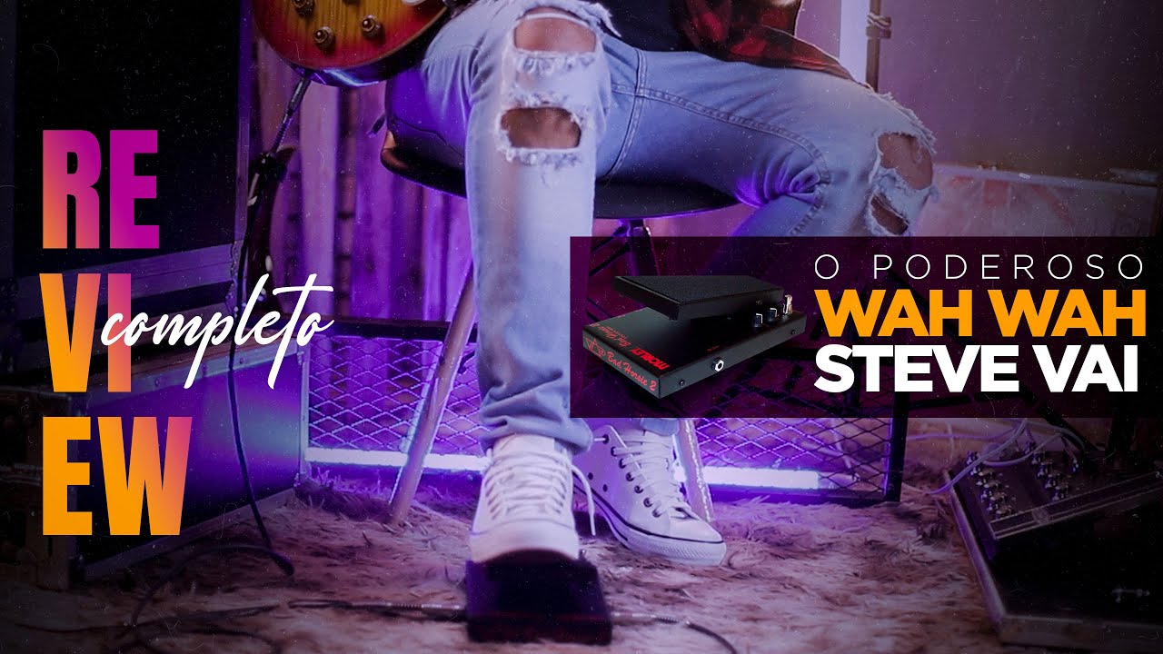 [REVIEW INCRÍVEL] Pedal Wah Wah - Morley Bad Horsie 2 STEVE VAI | Renato Gobira (Português BR)