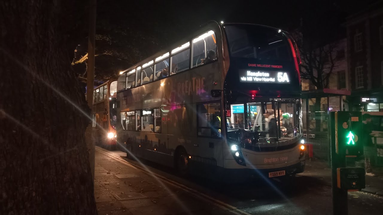 Onboard Brighton & Hove Bus 310 (YX69 NVV) ADL Enviro400MMC ER | Route 5A