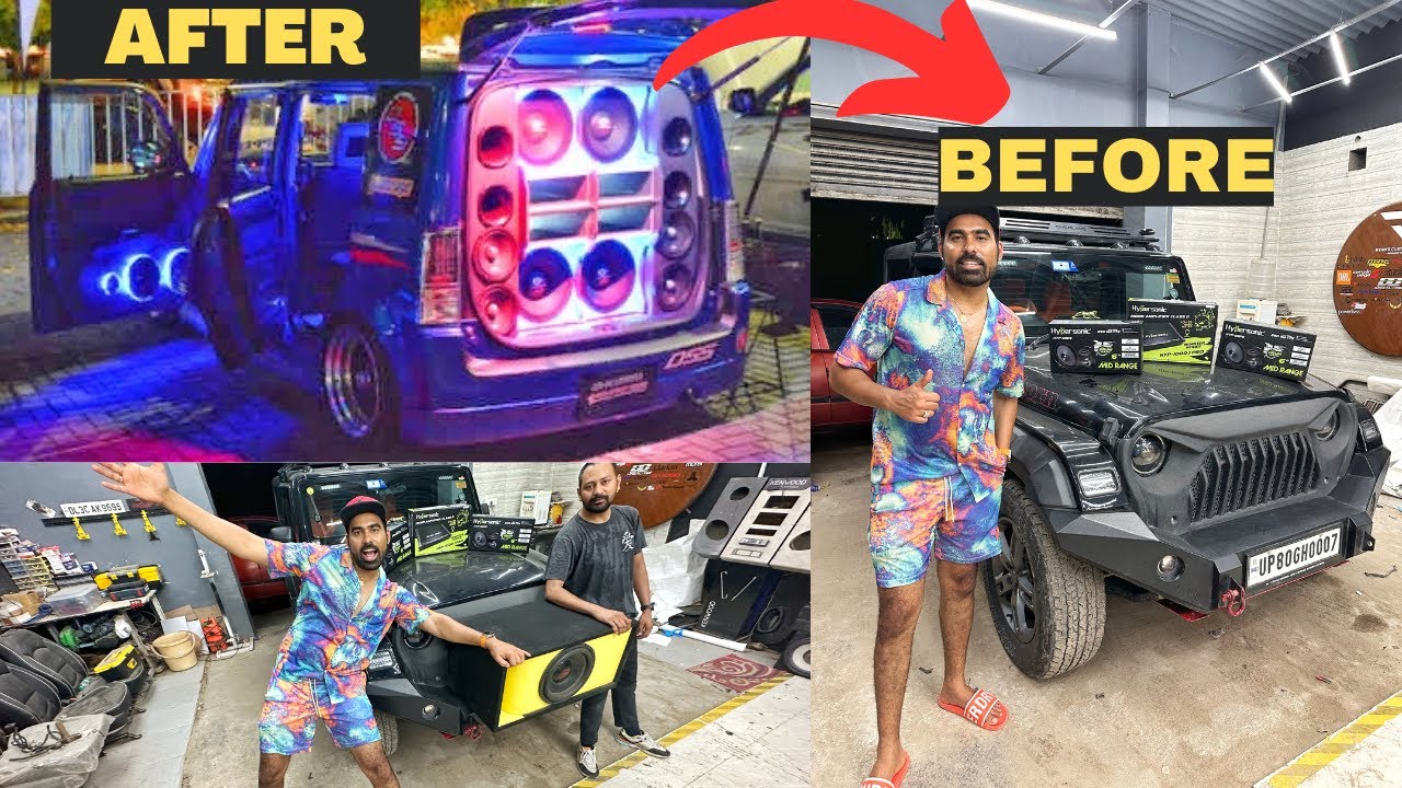 Installing India&rsquo;s Loudest Music System In My Thar 2023- only 1 in INDIA