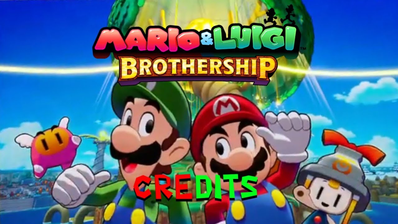 Mario & Luigi: Brothership: Credits (OST) (lowered vocals at the end) *read description