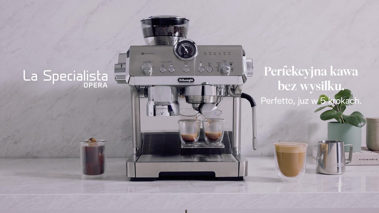 5 krok&oacute;w do kawy w stylu Perfetto | De&rsquo;Longhi La Specialista Opera Silver