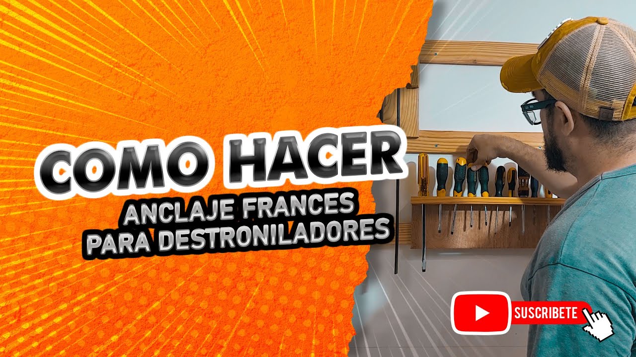 Organizador para destornilladores con Anclaje Frances