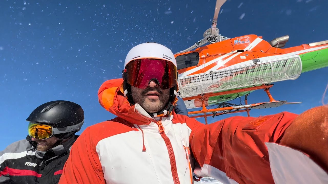 The FIRST ride; Nassfeld Heliski Freeride 4K HDR