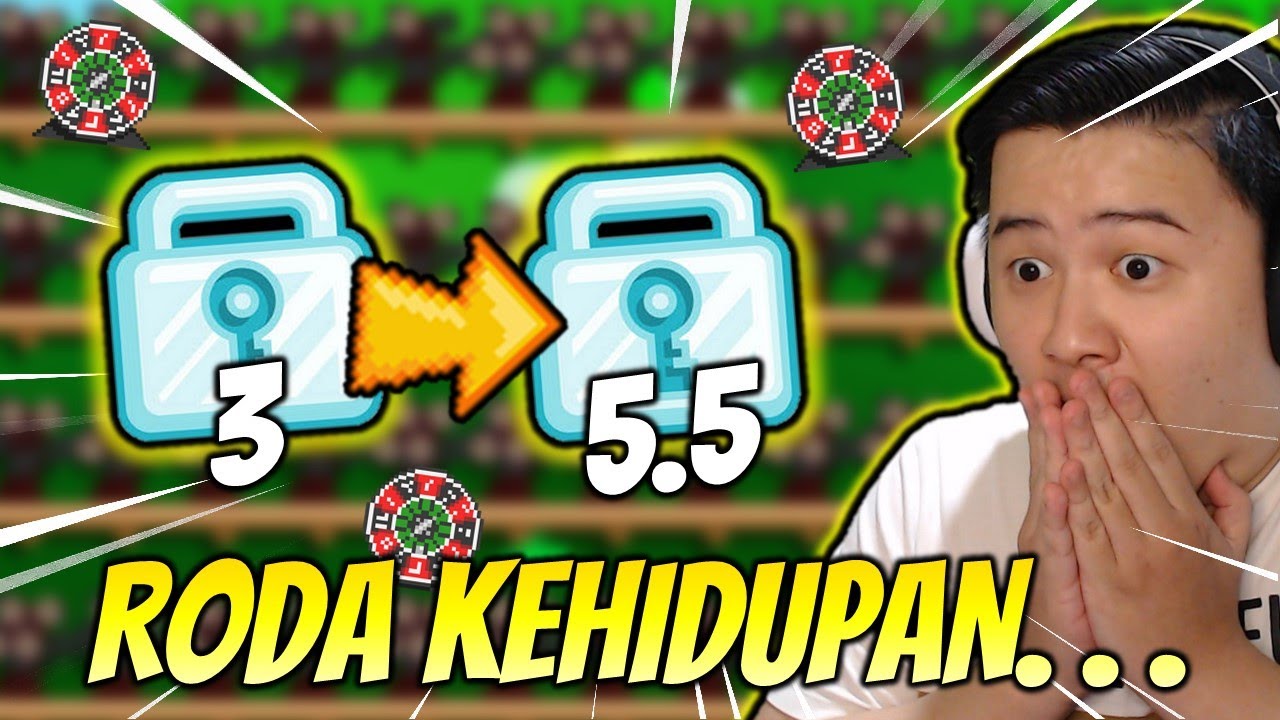 PROFIT Roulette Wheel Emang Mantap Coy! EZ Double WLS | Growtopia Profit 2023 | GRZYZ GT