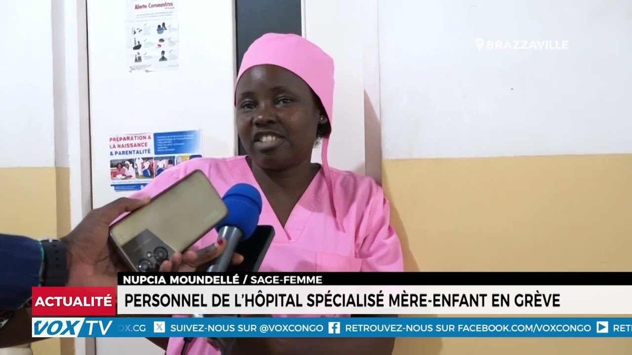 Le personnel de l'hôpital spécialisé Mère Enfant en grève pour des conditions de travail améliorées