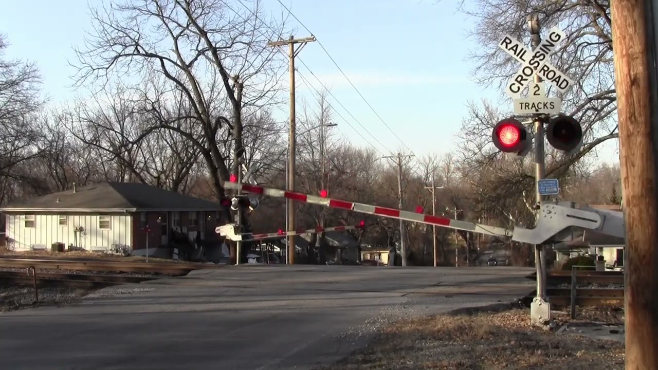(Amtrak) Vermont Ave railroad crossing in Independence, MO with ALC leader!