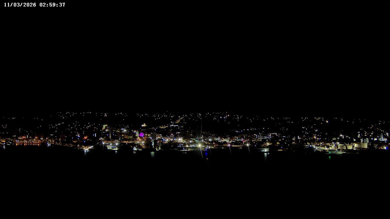 Dunedin, NZ - Live Webcam (4K): 10-03-2026 15:00 to 02:59