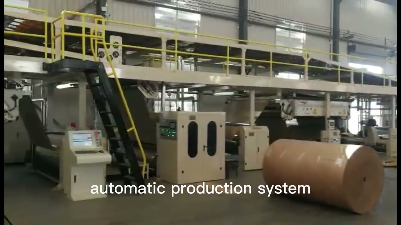 2200mm 5 ply corrugated board prodoction line | automatic 3/5/7 ply corrugated production line