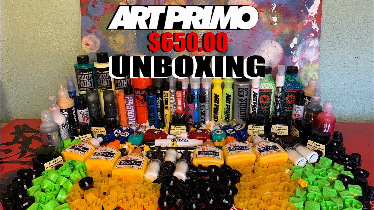 Art primo $650.00 распаковка, без аэрозольной краски