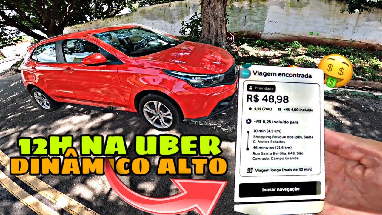 GANHAR DINHEIRO NA UBER: DIA PUXADO, DINÂMICO ALTO E LUCRO NA PRÁTICA