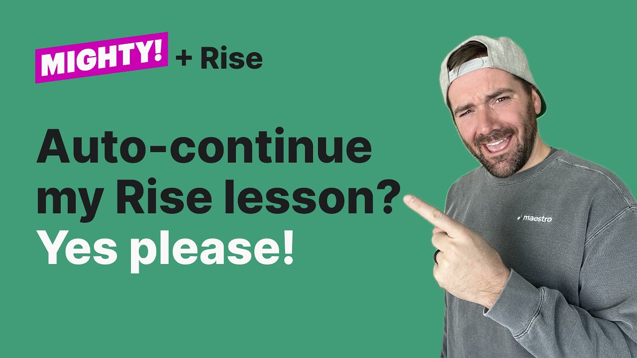 Auto-Advance Lessons in Articulate Rise (No Buttons Required)