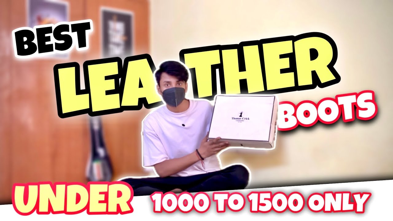 Unboxing Thomas Crick Chelsea Boots 🤩  Best Leather Boots Under 1500 On Myntra 💫