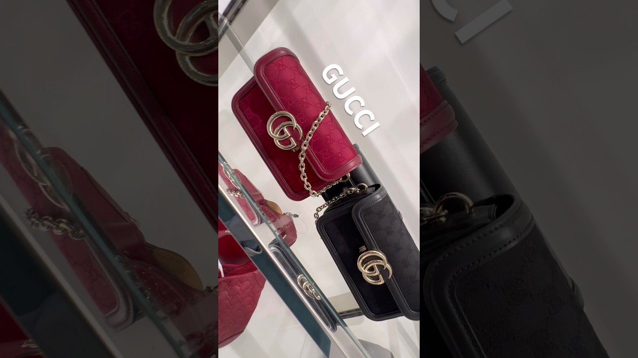 GUCCI OUTLET BROWSE HANDBAGS AND SHOES WITH ME MARMONT & MORE 
