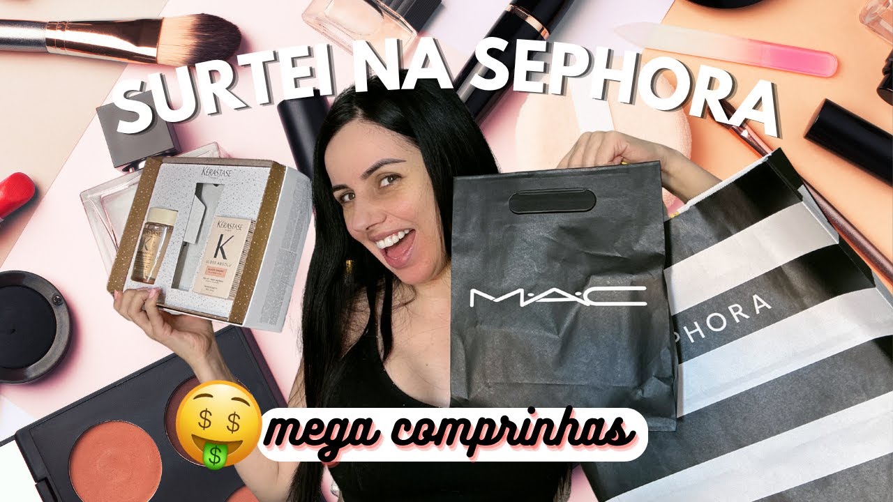 COMPREI TUDO na SEPHORA! 💸 As melhores maquiagens e produtos de cabelo 😱