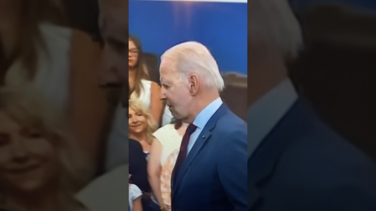Is Joe Biden wearing a rubber mask?.. #politics #trump #comedy
