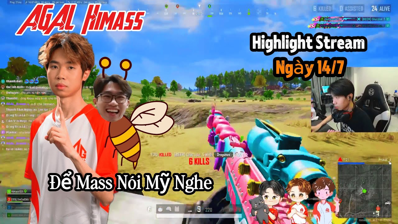 PUBG Himass - YmCud Lên Sóng Chốt Kèo Trước Ngày Xuất Ngoại | Highlight Stream Mới Nhất.