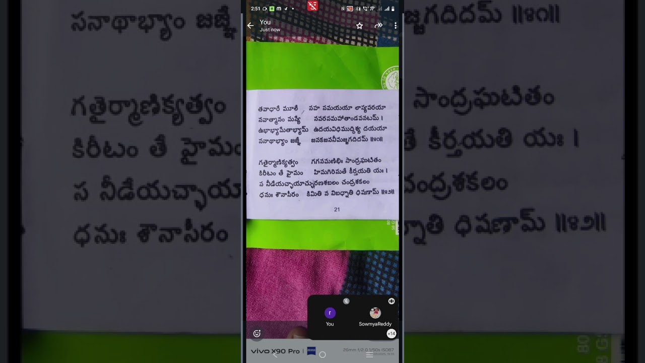 సౌందర్య లహరి  42 శ్లోకం భావం 