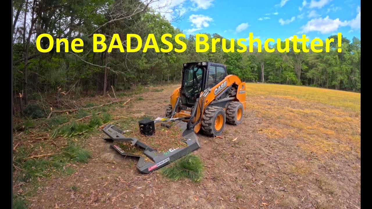 1st Time Using the CID Tree Reaper Brushcutter - BADA$$!