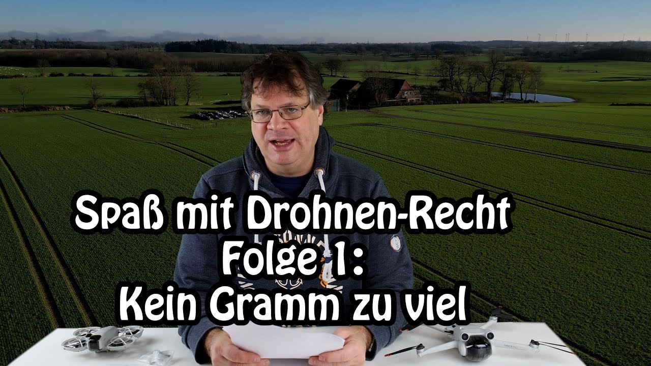 Spaß mit Drohnen-Recht Folge 1: Kein Gramm zu viel (bei DJI Flip und Neo)