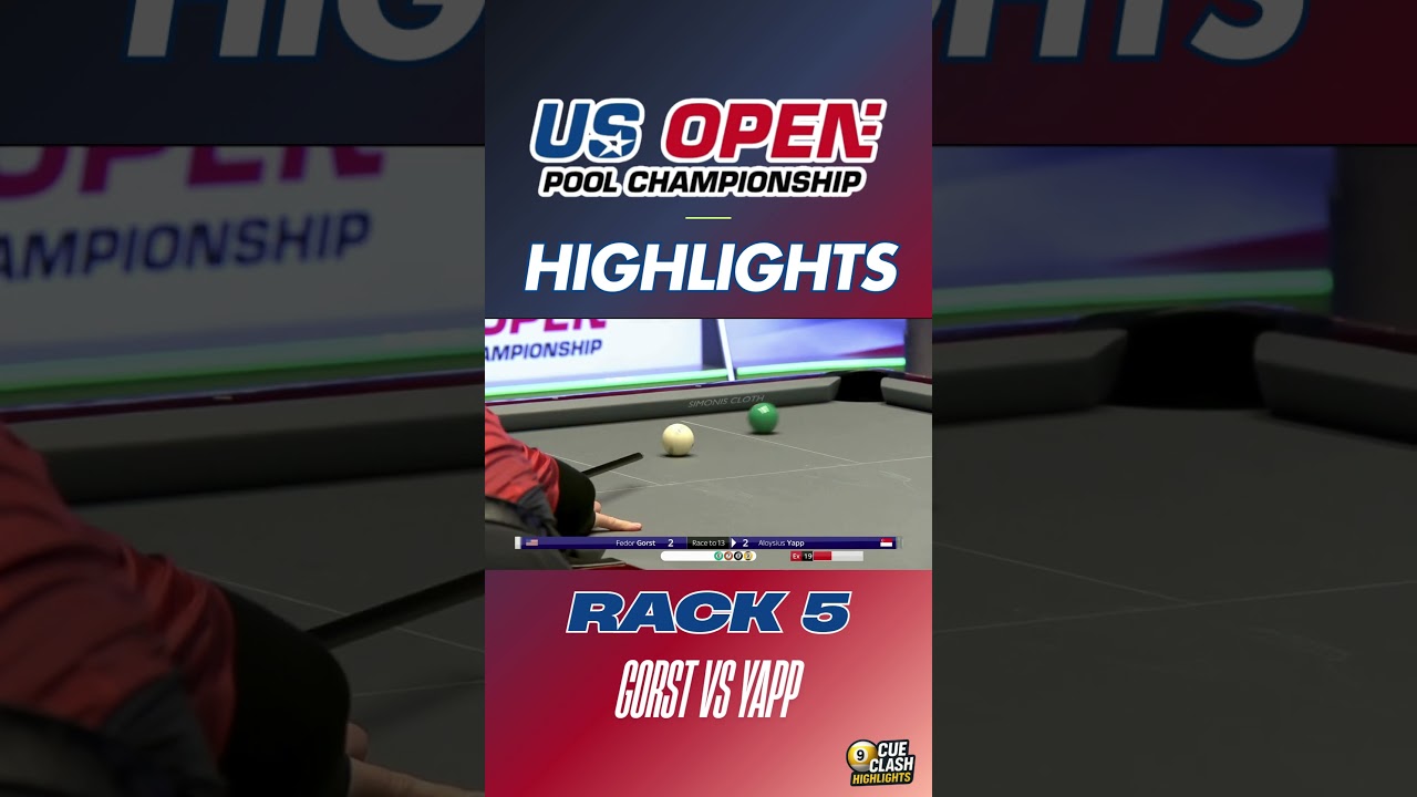 RACK 5 | Fedor Gorst VS Aloysius Yapp | FINAL | 2025 US Open Pool Championship 
