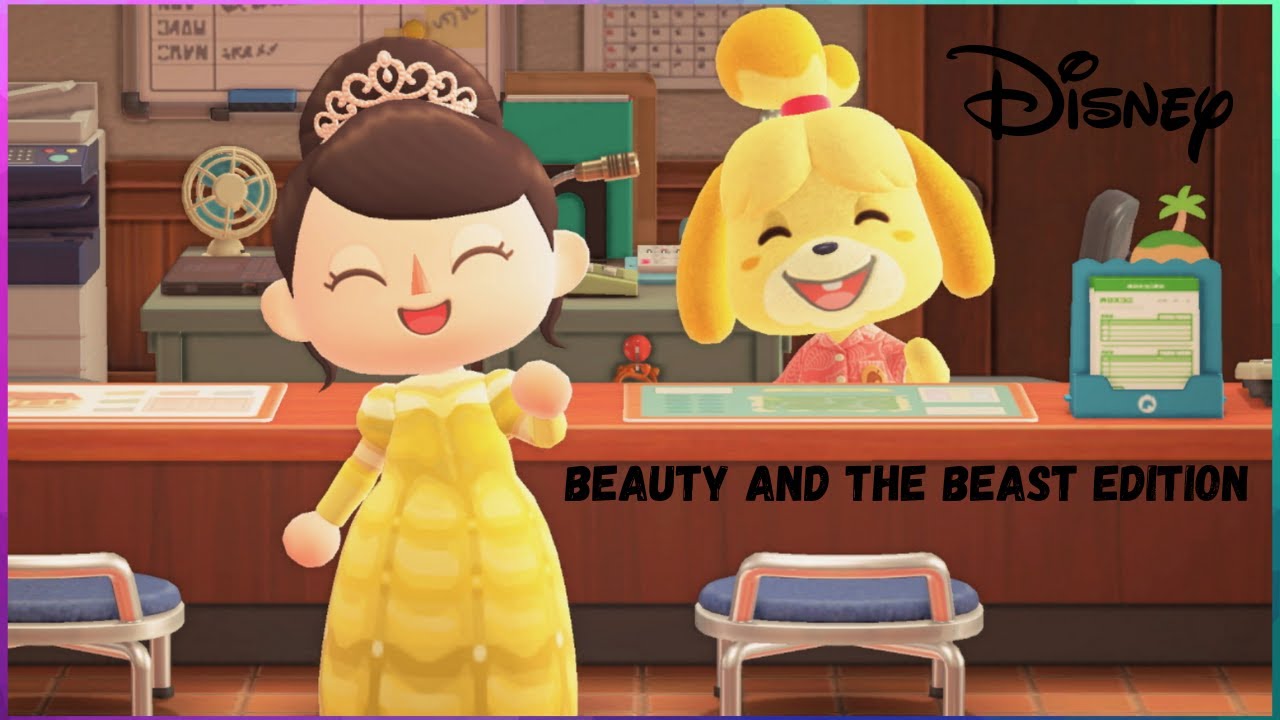Isabelle Singing Beauty and the Beast Edition | More Disney Town Tunes for Animal Crossing