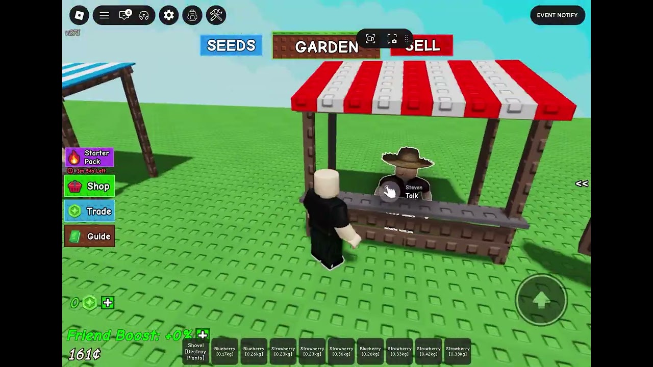 I tried to make a Jurassic World 🌎 garden in grow a garden.