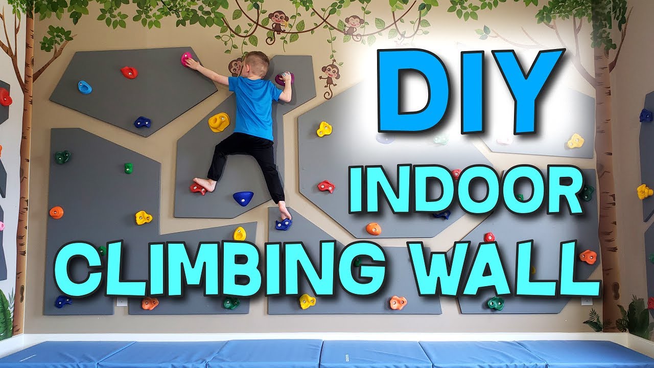 DIY Indoor Climbing Wall - How to Build a Climbing Wall in Your Playroom