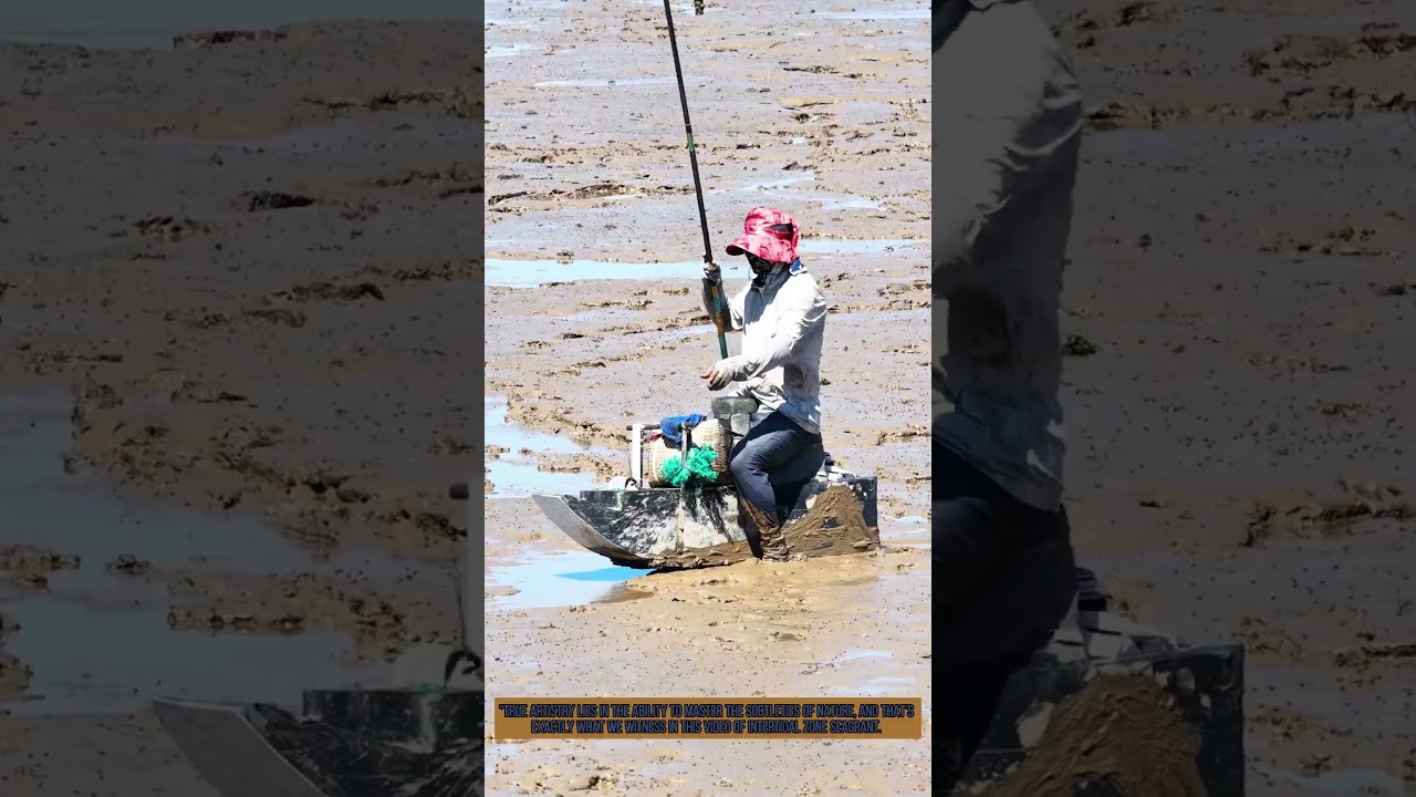 Intertidal Seagrant: Hitting Tiny Mudskippers 10 Meters Away with Intangible Heritage Skill