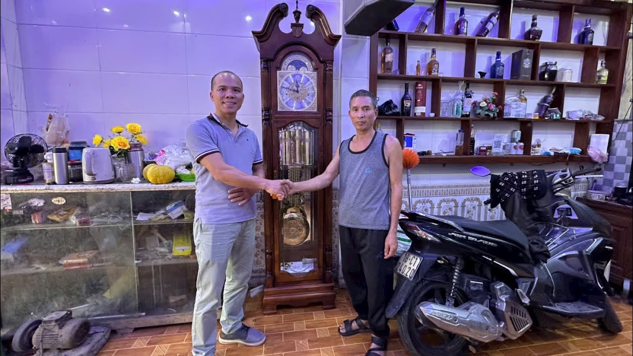 Em về Vụ Bản Nam Định lắp đặt cây ĐH Mỹ hiệu Howard Miller 610-793 cho Bác Nhật Anh..Thanks Bác