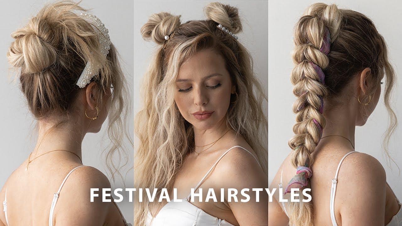 3 EASY FESTIVAL HAIRSTYLES for 2022 🌸