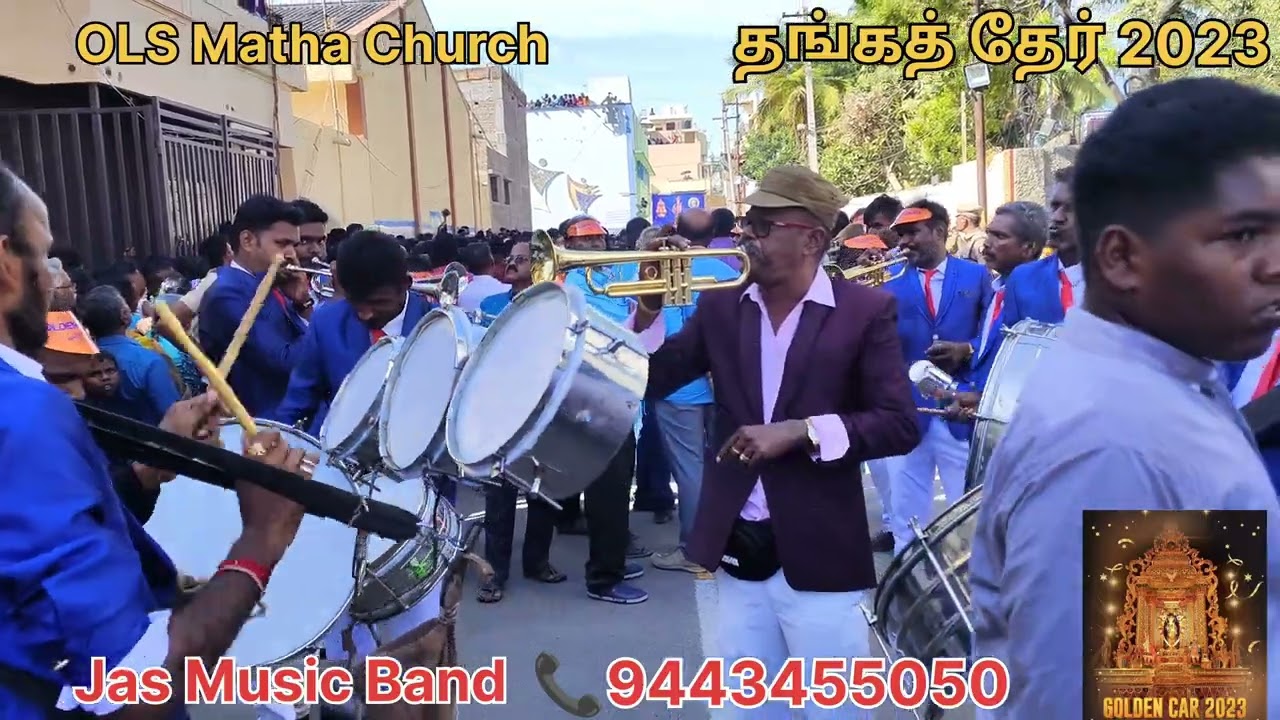 நீயே நிரந்தரம் பாடல் தங்கத் தேர் திருவிழா 2023 தூத்துக்குடி 📞 9443455050 #goldencar #thoothukudi