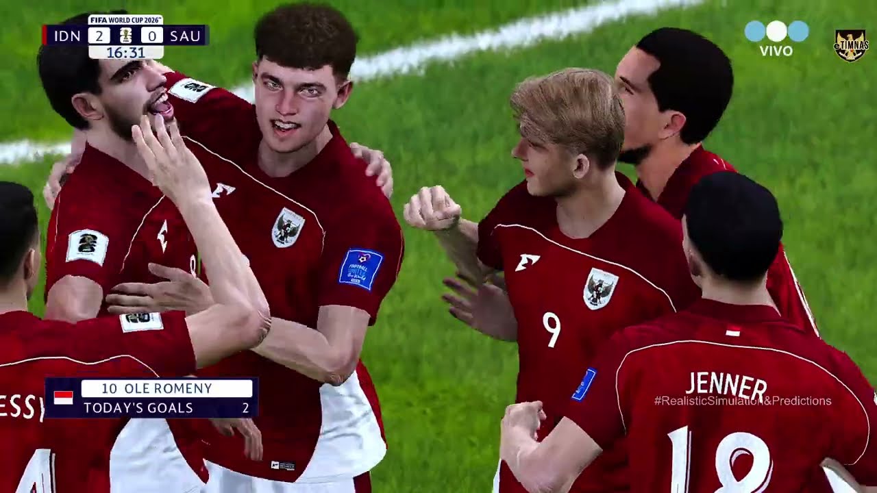 TANPA PERLAWANAN ‼️ FINAL PIALA DUNIA 2026‼️ INDONESIA BALAS DENDAM ARAB SAUDI | PES 2021