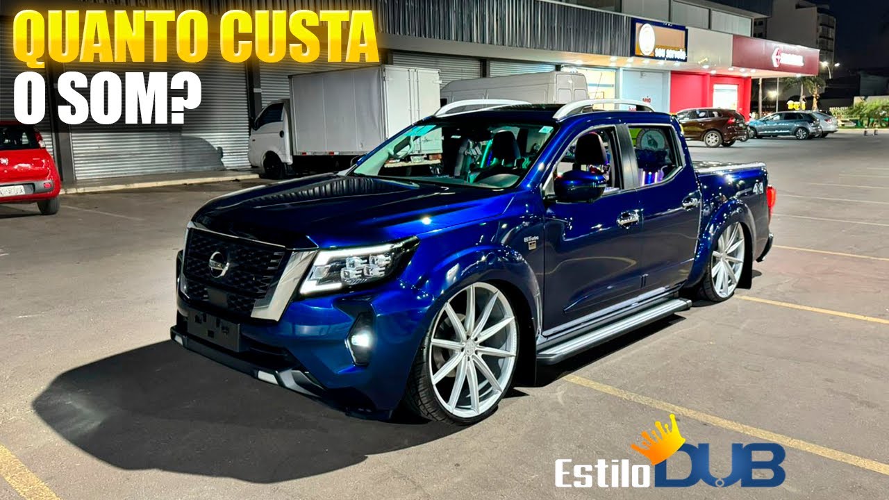 FRONTIER MAIS BAIXA DO BRASIL COM 2 TONELADAS DE SOM E ARO 24”!! 