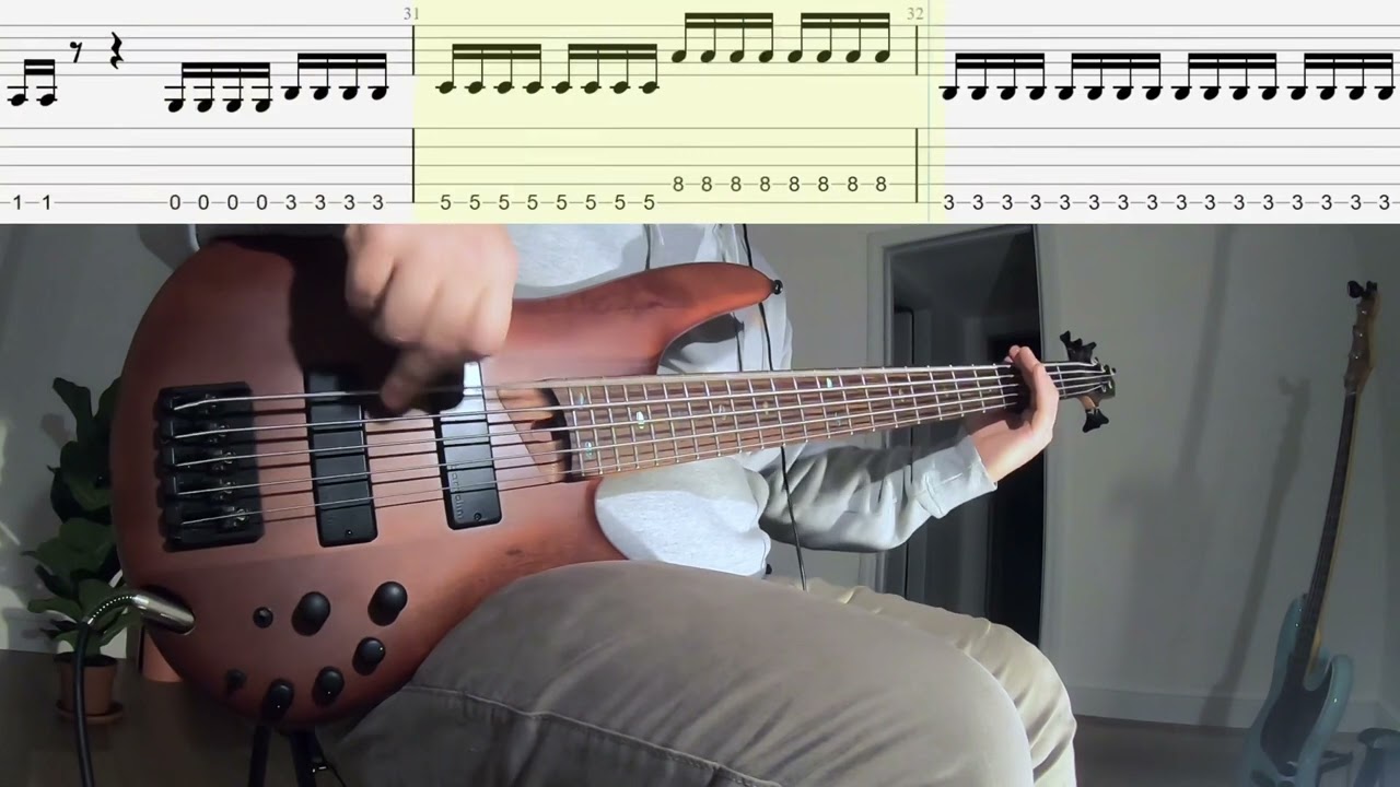 Papa Roach - Last Resort - Bass Cover + Tabs