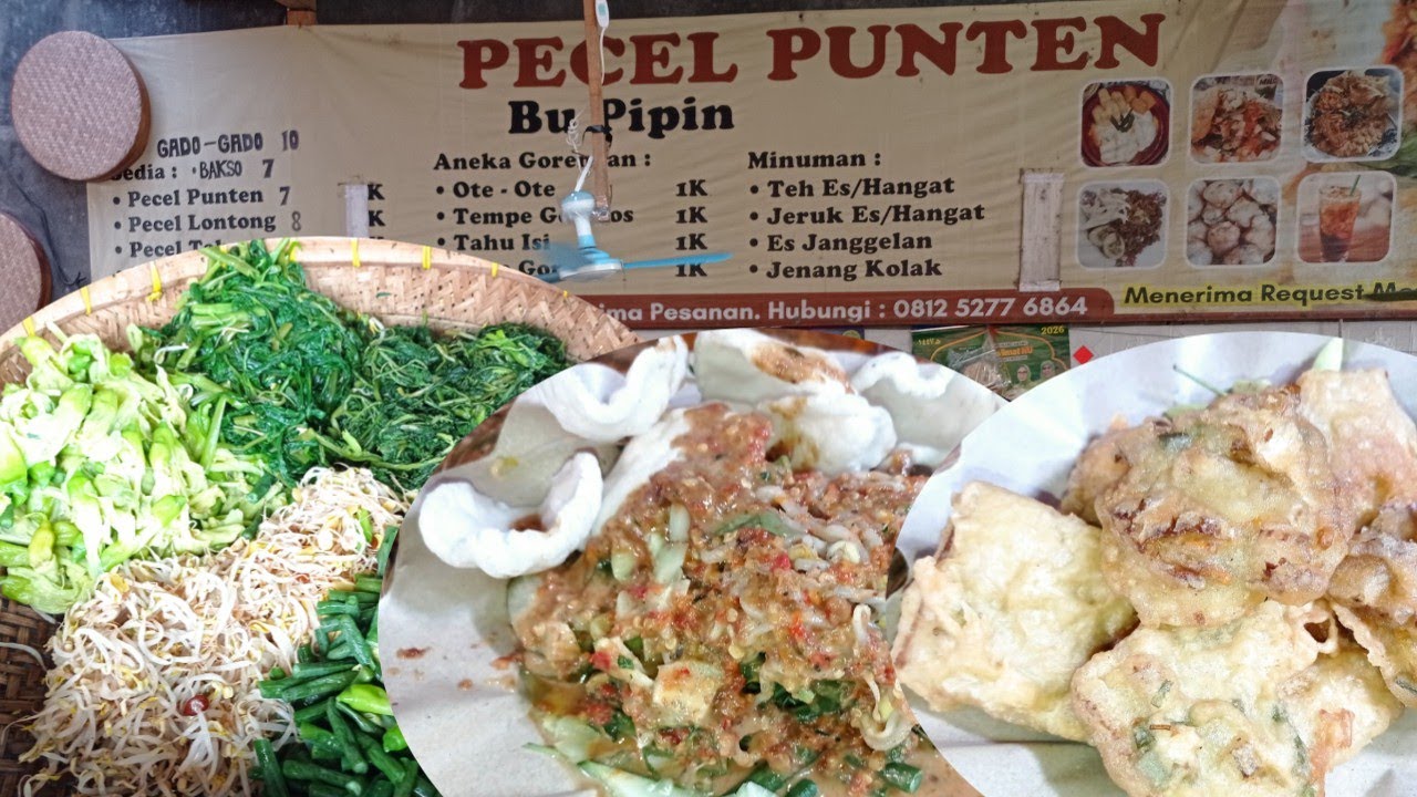 SYAHDU BANGET! MAKAN PECEL PUNTEN DI GAZEBO BU PIPIN KEDIRI YANG ADEM