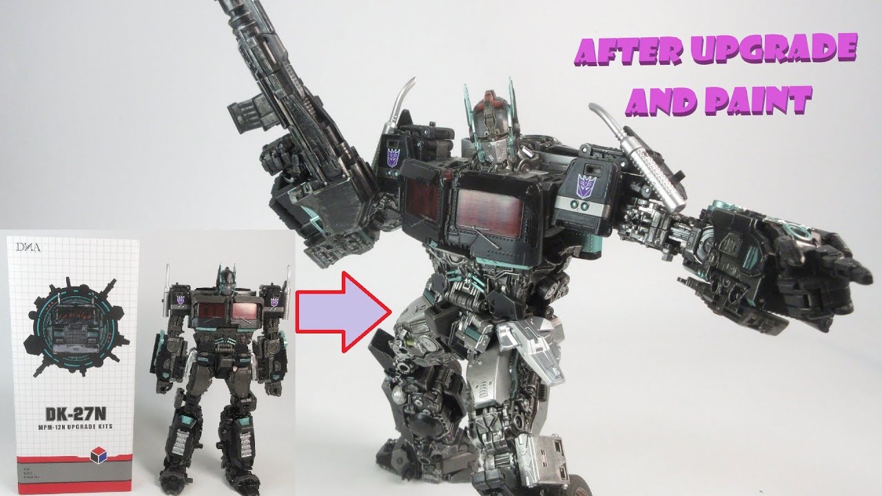 【TF非正規パーツレビュー】MPM-12N ネメシスプライムをアップグレードだ！ DNA Design DK-27N  MPM-12N Upgrade Kits and Painting