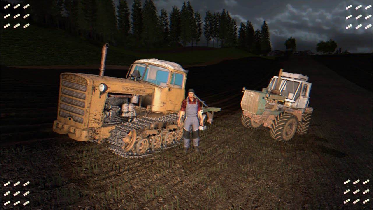 [РП] РАБОТАЛИ В НОЧНУЮ СМЕНУ И ТРАКТОР ДТ-75 СЛОМАЛСЯ